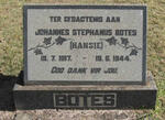 BOTES Johannes Stephanus 1917-1944