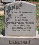LIEBETRAŰ Philippus Du Plessis 1904-1956