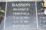 BASSON Beatrice Veronica 1955-2005