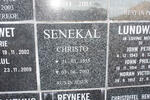SENEKAL Christo 1955-2003