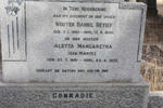 CONRADIE Wouter Daniel Retief 1885-1949 & Aletta Margaretha MAREE 1891-1972
