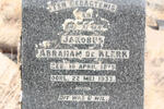 KLERK Jakobus Abraham, de 1875-1933
