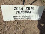 FUNCUZA Zola Eric 1975-1997