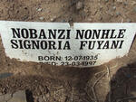 FUYANI Nobanzi Nonhle Signoria 1935-1997