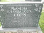 HORN Franzina Susanna Locia 1897-1986