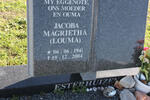 ESTERHUIZEN Jacoba Magrietha 1941-2004