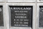 CROUCAMP George 1951-2002