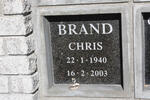 BRAND Chris 1940-2003