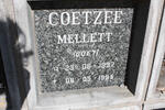 COETZEE Mellett 1937-1995