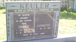 KEULER Frikkie 1951-1996 & Lynette 1952-