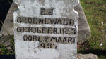 GROENEWALD E.J. 1857-1937