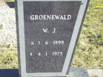 GROENEWALD W.J. 1895-1975