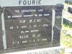FOURIE P.J.W. 1897-1976 & E.J. 1901-1981