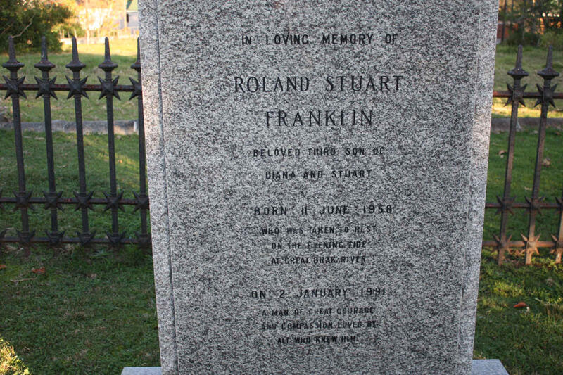 FRANKLIN Roland Stuart 1958-1991