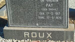 ROUX Pat nee GROVE 1917-1970