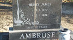 AMBROSE Henry James 1910-1982