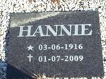 ? Hannie 1916-2009