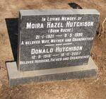 HUTCHISON Donald 1916-2007 & Moira Hazel ROCHE 1921-1990
