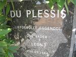 PLESSIS Leon, du 1944-1998 