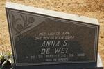 WET Anna S., de 1922-1992