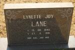 LANE Lynette Joy 1946-1991