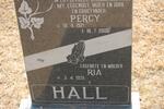 HALL Percy 1921-2005 & Ria 1935-