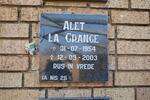 GRANGE Alet, la 1954-2003