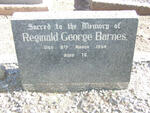 BARNES Reginald George -1954