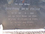 FULLER Josephine Irene 1917-1969 :: FINN Jessie Elizabeth formerly HEUER nee DANIEL 1890-1979