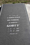 KORFF Christian Hendrik 1913-2001