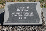 BOTHA Johan H. 1940-2003