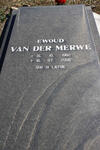 MERWE Ewoud, van der 1960-2006