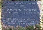 WHITE David N. 1926-1998