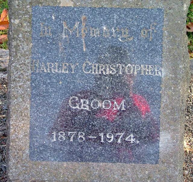 GROOM Harley Christopher 1878-1974