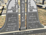 ALDRICH George William 1916-1976 & Elizabeth J.J. 1914-1986