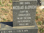 ALDRICH Nicolas 1976-1976