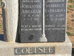COETSEE Johannes Abraham 1911-1982 & Huibrect Catharina 1915-2008