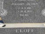ELOFF Johannes Jacobus 1930-1973