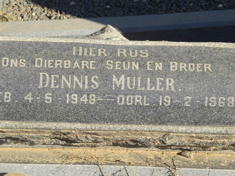 MULLER Dennis 1948-1968