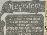 REYNDERS Jacobus Adriaan Johannes 1889-1970