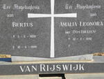 RIJSWIJK Bertus, van 1939-1988 & Amalia Leonora OOSTHUIZEN 1940-
