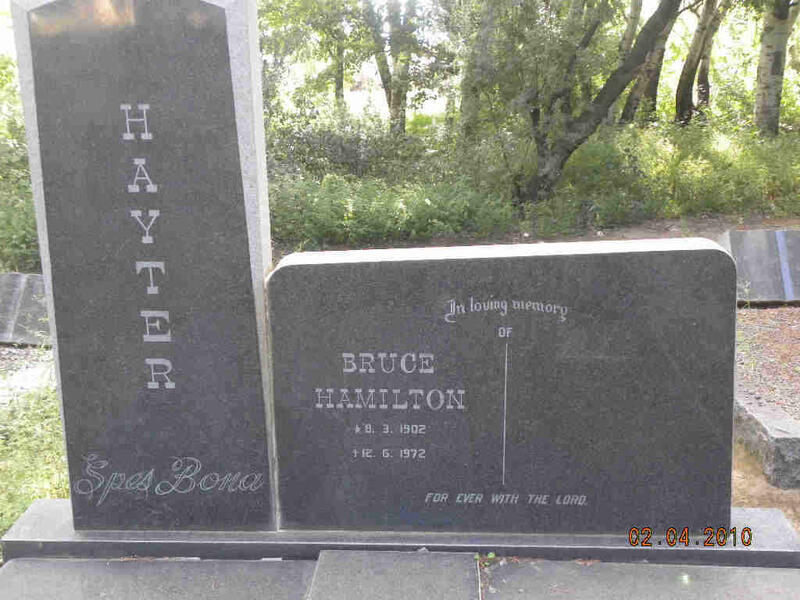 HAYTER Bruce Hamilton 1902-1972