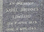 LOMBARD Sarel Johannes 1873-1945