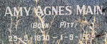 MAIN Amy Agnes nee PITT 1870-1939