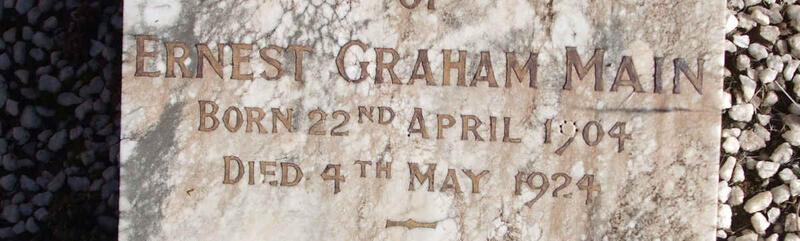 MAIN Ernest Graham 1904-1924