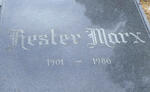 MARX Hester 1901-1986