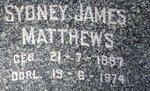 MATTHEWS Sydney James 1897-1974