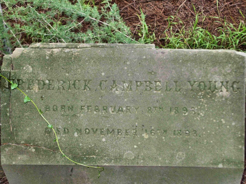 YOUNG Frederick Campbell 1893-1893
