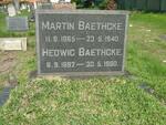 BAETHCKE Martin 1865-1940 & Hedwig 1892-1980