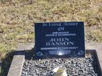 BASSON John 1909-1992